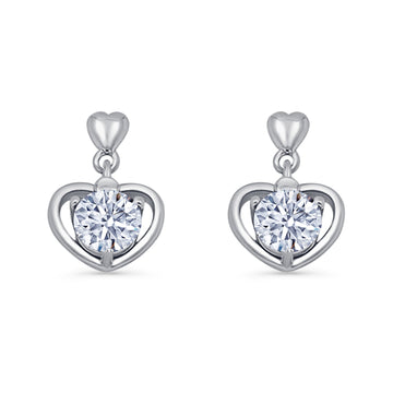 Heart Stud Earring